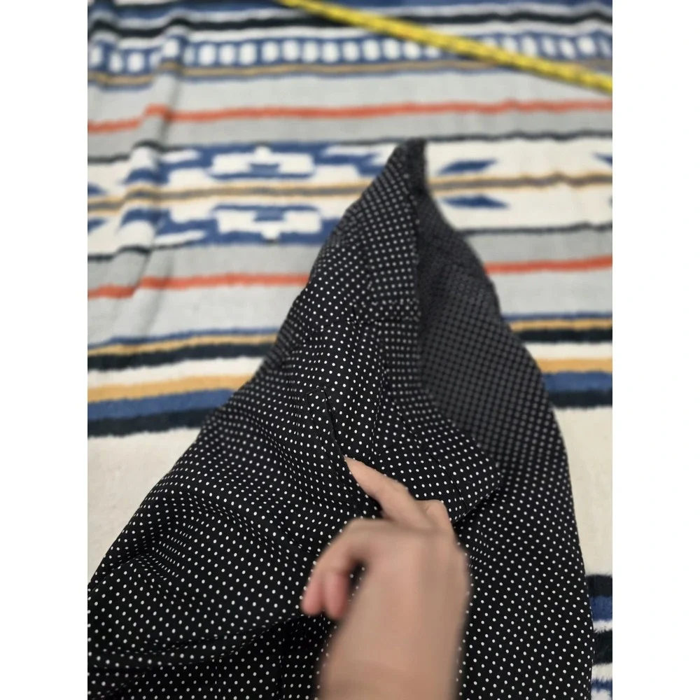 Gloria Vanderbilt Women's Size 12 Polka Dot‎ PHARA Missy Stretch SHORTS Black...